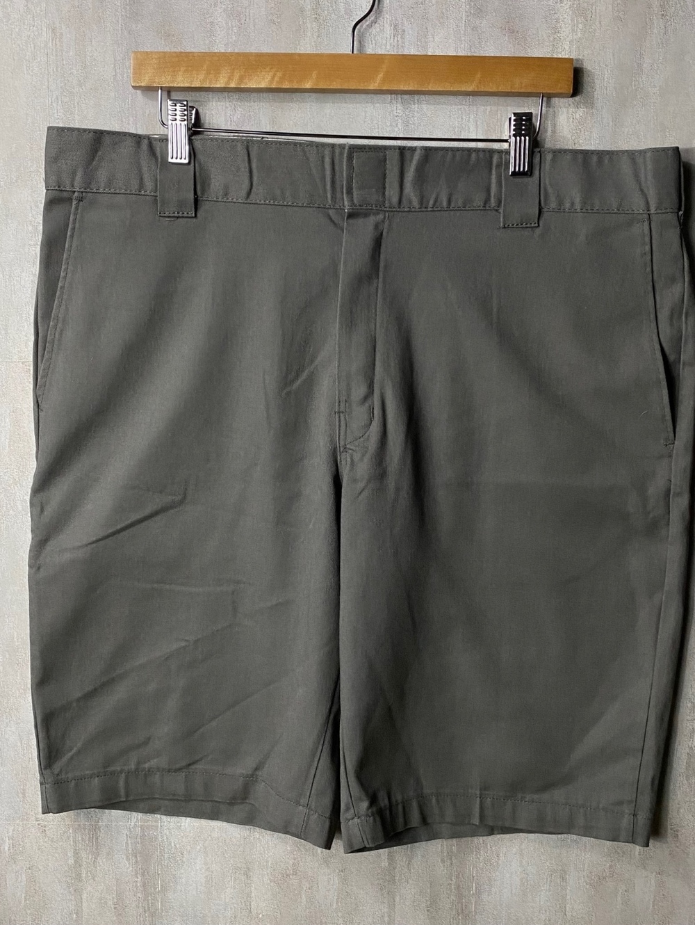 Vintage y2k Dickies Regular Fit FLEX Shorts Mens 40 Charcoal Grey Streetwear